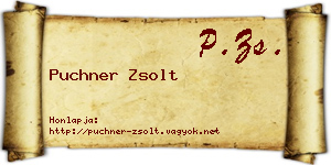 Puchner Zsolt névjegykártya